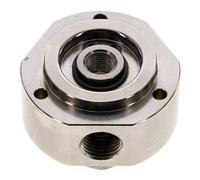 3-Way Rotary Joint 1/8'' x 1/4'' x3/8'' Nickel-plated Brass PUR 12bar (168.6psi)
