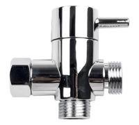 3 Way Shower Head Switching Valve, G1/2 3 Function Switch Adapter Connector, Head Faucet, Bathroom Accessories, Three-Way Shower(DN15)