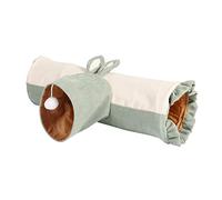 3 Way Small Pet Play Tent Interactive Toy Tunnel Tube Foldable Foot Mustache Lizard Tank Decoration
