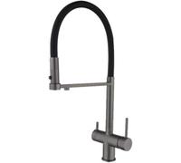 3-Way Spin Kitchen Water Tap - Brass Hot & Cold Filter Tap for Drinking Water