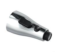 3-Way Spray Head for Kitchen and Bathroom Faucets Featuring G1/2 Thread Connection and Water Conservation Technology (Bright)