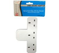 3 Way T Shape Plug in Socket Adaptor 13 Amp