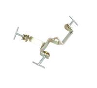 3 Way Timber Clamps Adjustable for Bricklaying Zinc Profiles Clamp Setting Out Brick Laying 76 x 76mm to 38 x 38mm (2Pack)