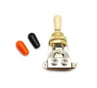3 Way Toggle Converter With (3 Color) Knobs Guitar Converter Knobs Fit LP/SG/Guitar Parts(Gold)