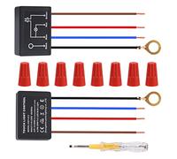 3 Way touch Sensor Dimmer, 2 Pack Control Modules, Touch Lamp Repair Kit with 3 Levels Dimming and Wiring Caps