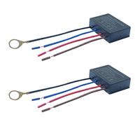3-Way Touch Sensor Dimmer Switch, 2 Pack Desk Lamp Sensor ON/Off Switch Control Module for Table & Bedside Lamp, DIY Lighting Replacement Set
