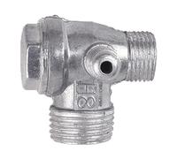 3-Way Unidirectional Check Connect Pipe Brass/Aluminium Alloy Air Compressor Replacement Check Valves Air Compressor Portable Accessories Hose Oil Separator Pressure Switch Tire