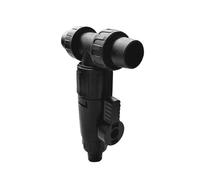 3-Way Valve Water Control, Water Control Valve Connection, 3-Way Water Changer for Aquariums 12 mm/16 mm/22 mm, Easy Water Change, T Water Change Replacement Connection (16/22 mm)