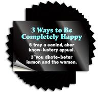 3 Ways to Be Completely Happy Upgrades Encouragement - Tattoo Bumper Waterproof Decal(6X9CM)