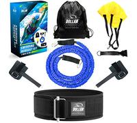 3 Ways to Use Swim Tether Stationary Swimming Equipment Kit,Swim Training Belt,Swim Belt for Adults,Women Kids Swimming Resistance Belt,Ankle Bands,Parachute,Swim Trainer,Bungee Cords, Static Harness