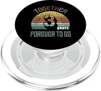 3 Wedding Anniversary For Couple - Third Year of Marriage PopSockets PopGrip for MagSafe