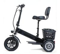 3 Wheel Electric Scooter for Adults, 3 Wheel Mobility Scooter for Adults, 330 lbs Load, Long Range, with Charger & Basket, Fits in Car Trunks for Daily Rides