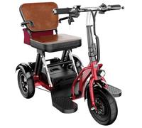 3 Wheel Mobility Scooter Electric Adult Folding Lightweight 3 Wheel Mobility Scooter with Storage Bag for Adults Elderly Disabled 12ah