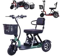 3 Wheel Mobility Scooter with Basket Cup Holde Folding Handicap Mobility Scooter for Seniors Lightweight Collapsible Electric Mobility Scooters Adults (2)