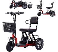 3 Wheel Mobility Scooter with Basket Cup Holde Folding Handicap Mobility Scooter for Seniors Lightweight Collapsible Electric Mobility Scooters Adults (1)
