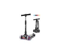 3 Wheel Scooter for Kids Ages 3-12 Years Old Boy Girl with 4 Adjustable Height, Extra-Wide Childrens Foldable Kick Scooter Kids Ages 6-12 with Lean-to