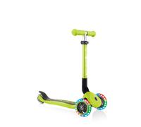 3-wheel scooter Globber Foldable Lights Lime Green Jr 437-106