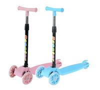 3 Wheel Scooter Kids Scooter, Age 1-5 Kick For Girls Boys, Light Up Wheels Lean To Steer, Non-Slip Deck, Lightweight Push For Children