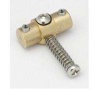 3 Wilkinson Swivel Bridge Saddles for Tele Brass Allparts BP-2329-008