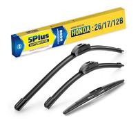 3 Wipers 26"/17"/12" Replacement For Honda CRV 2021 2020 2019 2018 2017(Set of 3), 26 Inch+17 Inch Windshield Wiper Blades with 12 Inch Rear Wiper Blade-Original Factory Quality