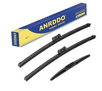 3 wipers Factory for Subaru Impreza Crosstrek Original Equipment Replacement Windshield Wiper Blades Set - 26"/16"/12" Top Lock (Set of 3) Not for J Hook Adapter