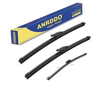 3 Wipers Factory Replacement For Ford Escape MK3 2013-2019 Kuga MK2 2012-2018 Fusion MK2 Wagon 13-2017 Mondeo MK5 Estate 15-2019 Original Equipment Wiper Blades Set 28"+28"+11" (Set of 3)