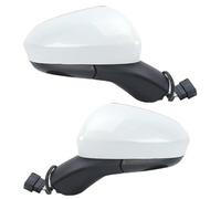 3 Wire Side Mirror Assembly Compatible With Ford Fusion 2015-2022 US Version White Large And Small Mirror Door Mirror Car Accessories(1 pair)