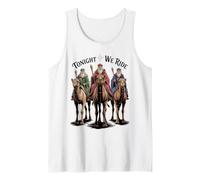 3 Wise Men Camel Caravan Christian Nativity Christmas Humor Tank Top