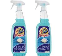 3 Witches Limpia Cristales Glass Window Cleaner Multi-Purpose Cleans And Polishes Without Leaving A Trace Household Cleaning Spray Trigger Spray 750ml X2