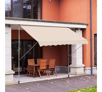 Kos Adjustable Frame Awning Aluminium Beige 10 x 5