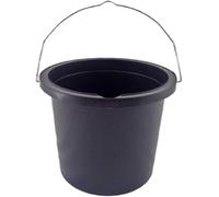 3 X 1 Liter Black Plastic Paint Kettle Durable Plastic with Strong Metal Handle Ideal for Paint, Solvents, Tools & Liquids Suitable for DIY, Decorating, and Site