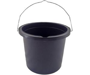 3 X 1 Liter Black Plastic Paint Kettle Durable Plastic with Strong Metal Handle Ideal for Paint, Solvents, Tools & Liquids Suitable for DIY, Decorating, and Site