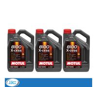 3 x 1 Litre - Motul 8100 X-Cess High Performance 5W40 Fully Synthetic Engine Oil