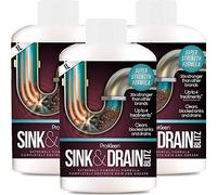 3 x 1 Litre of Pro-Kleen Sink & Drain Blitz - Plughole/Drain Unblocker - Dissolves Hair & Grease - Super Strength Formula: up to 12 Treatments