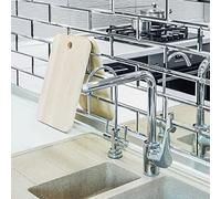 3" X 10" Glass Mirror Subway Backsplash Kitchen Bathroom Beveled Edge Brick Tile (Silver, 10 Tiles 2sq.ft)