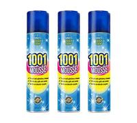 6 Pack 1001 Carpet Cleaning Mousse, Shampoo or Machine Solution - Blue / 6x Carpet Cleaning Mousse Spray