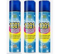 3 x 1001 Carpet Mousse Carpet & Upholstery Stain Remover 350ML. Packaging may vary.