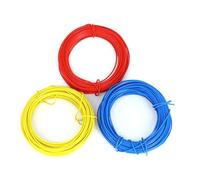 3 x 10m Coloured Craft and Garden Wire - Galvanised, Plastic Coated, Bendable, Easy to Cut Wire Ideal for Plants, Twist Ties, DIY, Sculpting, Arts & Crafts, Climbing Plants, Fence, Trellis