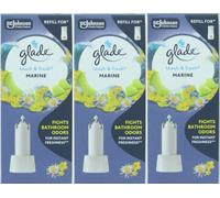 3 X 10ml Glade Touch & Fresh Refill - Marine
