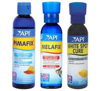 3 x 118ml API Fish First Aid Disease Treatment Bundle Fish Medication Bottle