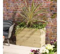 3 x 14 Rowlinson Marberry Tall Rectangular Planter
