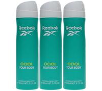 3 x 150ml Reebok Deodorant Body Spray for Women - Cool Your Body