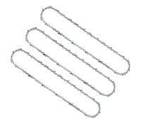 3 x 16” Chainsaw Chain, 3/8" LP Pitch, .050" (1.3 mm) Gauge, 57 Drive Links | Low Kickback 40cm Saw Chains Fits for Oregon, Titan,Hawksmoor, Black & Decker Chainsaw Bar