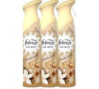 3 X 185 ml Febreze Air Mist Air Freshener Spray - Vanilla Cookie