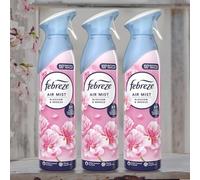 3 x 185ml Air Mist Blossom & Breeze Air Freshener- Blossom & Breeze fragrance is inspired by the freshness of delicate soft petals(Total 555ml)