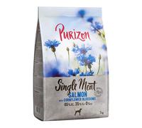 3 x 1kg Purizon Dry Dog Food - 2.5kg + 500g Free! * - Single Meat Adult - Grain-Free Salmon with Cornflower Blossoms (3 x 1kg)