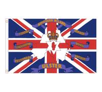 (3' x 2' - 90cm x 60cm) Northern Ireland 6 Counties Polyester Flag