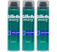 3 x 200ml Gillette Mach3 Extra Comfort Scented Shave Gel