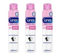 3 x 200ml Sanex Dermo Care Invisible Deodorant Spray 48h Anti-Perspirant