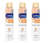 3 x 200ml Sanex Dermo Care Sensitive Spray 48h Anti-Perspirant Deodorant